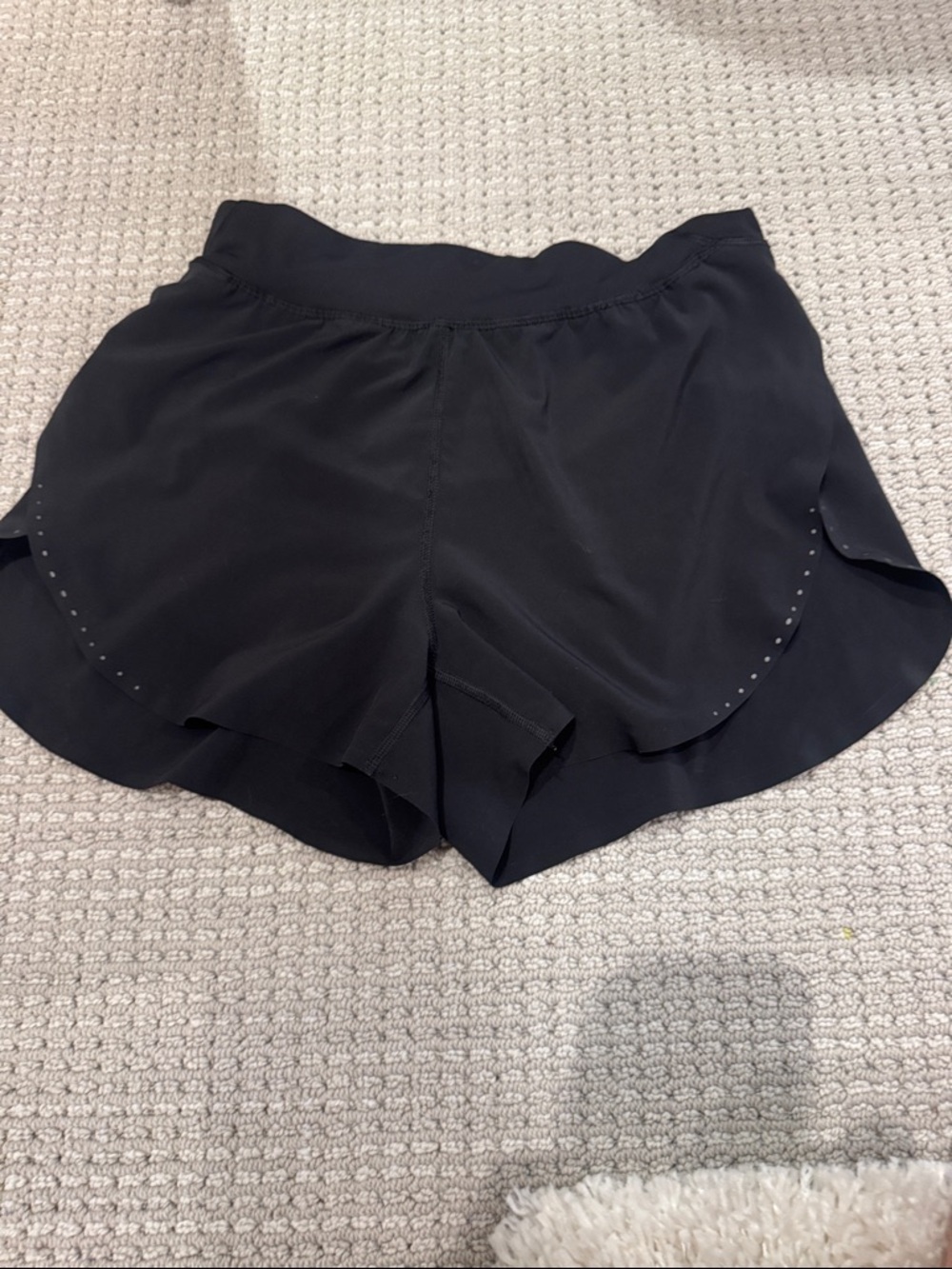 Lululemon Black Women's Layered Run Shorts